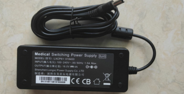 *Brand NEW* Medical LXCP61-018400 18V 4A 72W AC DC ADAPTHE POWER Supply